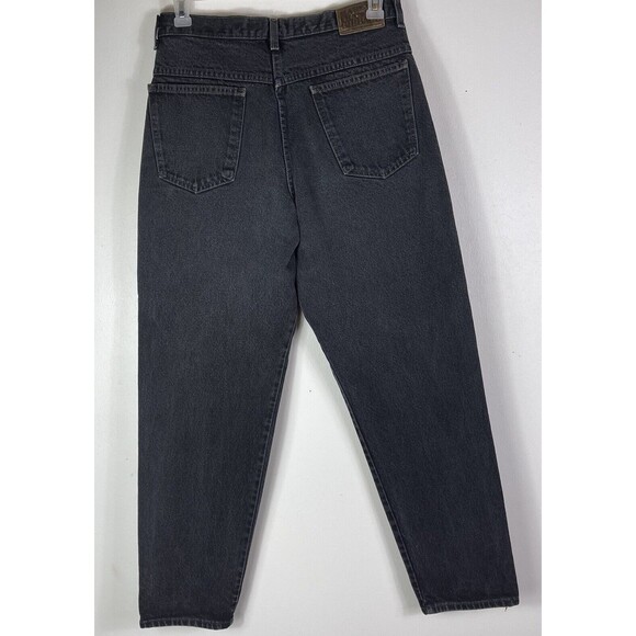 Vintage Y2K MARITHE FRANCOIS GIRBAUD WOMENS HIGH RISE DENIM MOM JEANS 7/8 Black - Picture 3 of 11